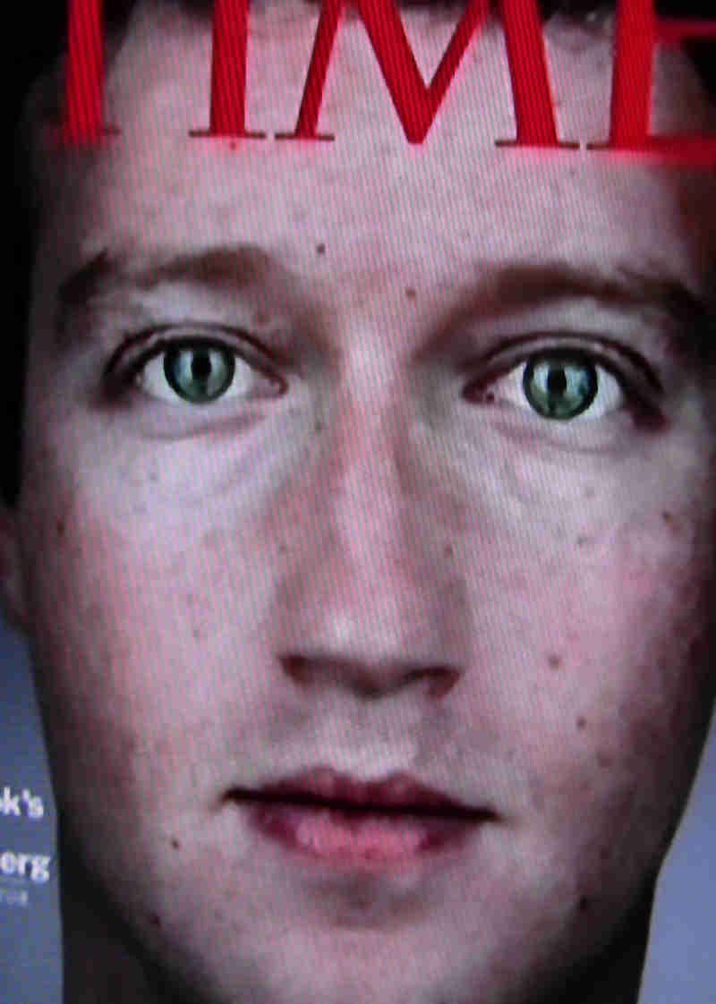 Mark Zuckerbergs Reptiloiden-Augen